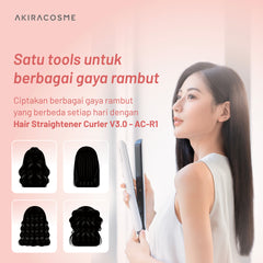 Akiracosme AC-R1 Catokan Pelurus Rambut Ceramic Straight